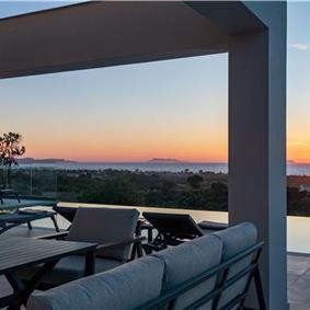 4 bedroom villa with pool & sea views, Acharavi, sleeps 8